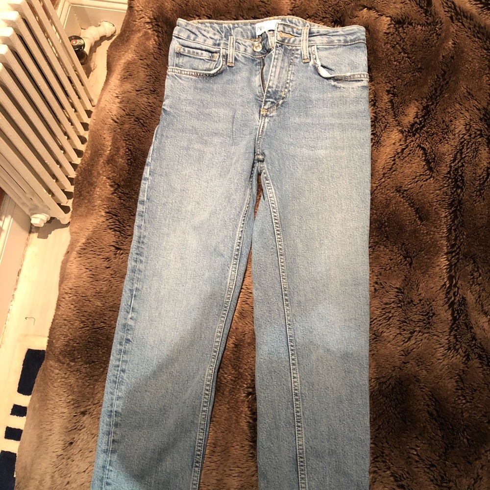 Zara High Rise Skinny Ankle Jeans